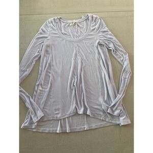 Free People Lavender Pastel Oversized Tunic Ribbed Loungewear Streetwear